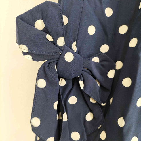 ピンクハウス PINK HOUSE ドット柄 サイドリボン ロングスカート レディース